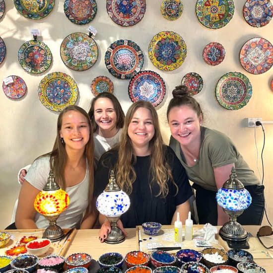 Mosaic Art Classes Kiama: Turkish Lamp Workshop