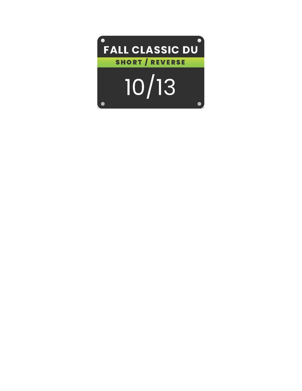 Fall Classic Du