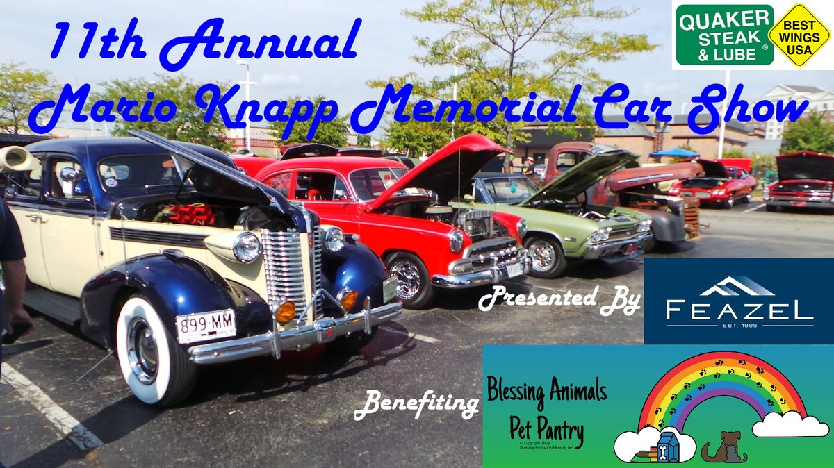 11th Annual Mario Knapp Memorial Car Show presented by Feazel