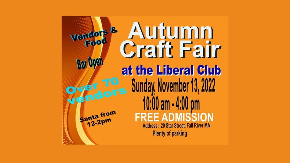 2022 Liberal Club Autumn Craft Fair Nov 13