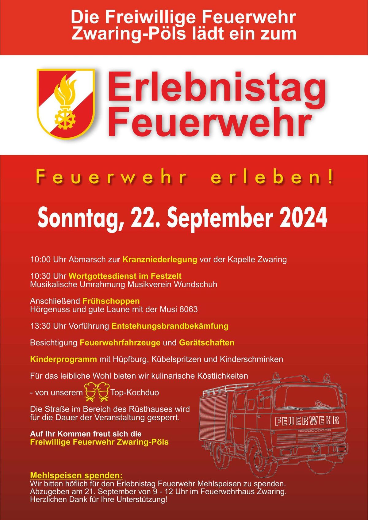 Erlebnistag Feuerwehr