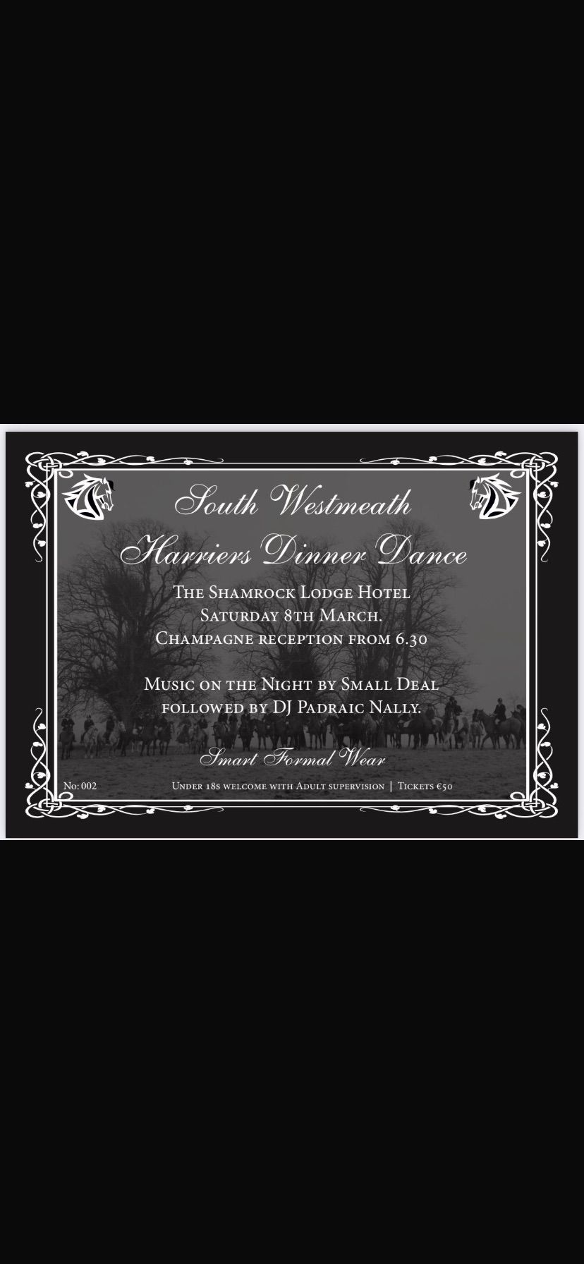 South Westmeath Hunt Dinner Dance