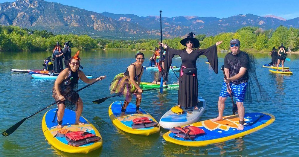 Witches & Ghouls Halloween Paddle