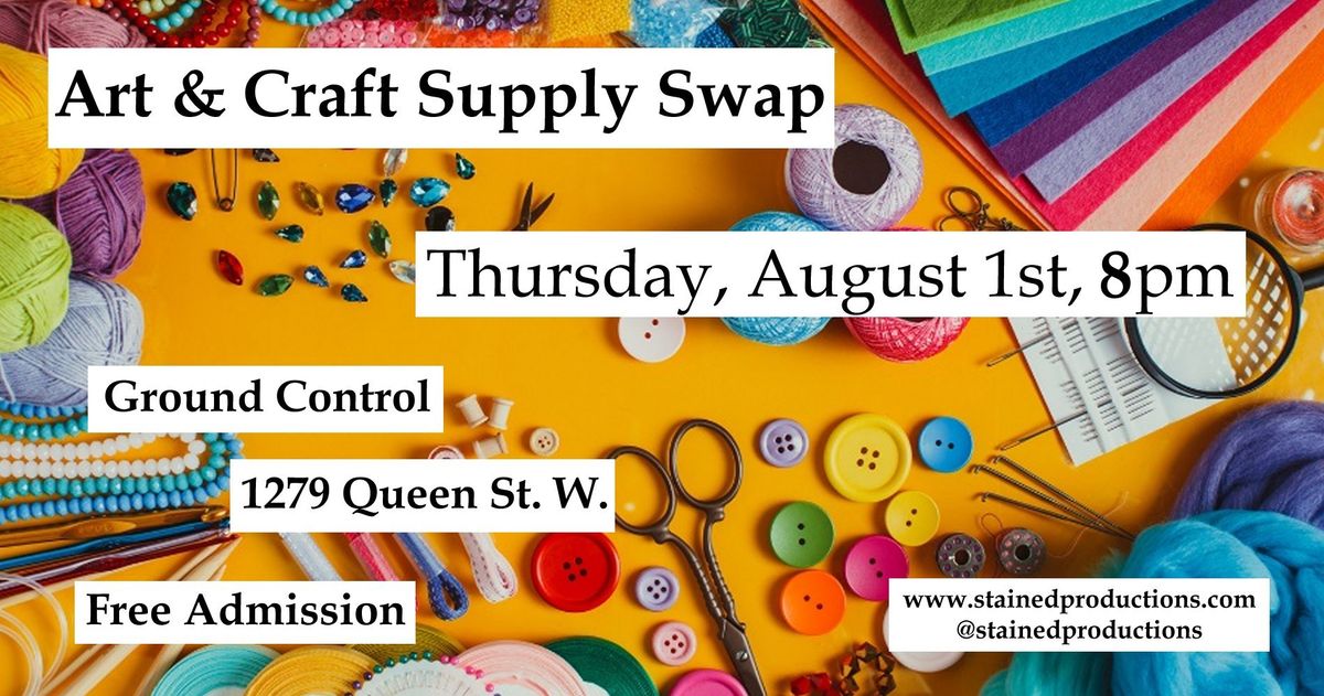 Art & Craft Supply Swap
