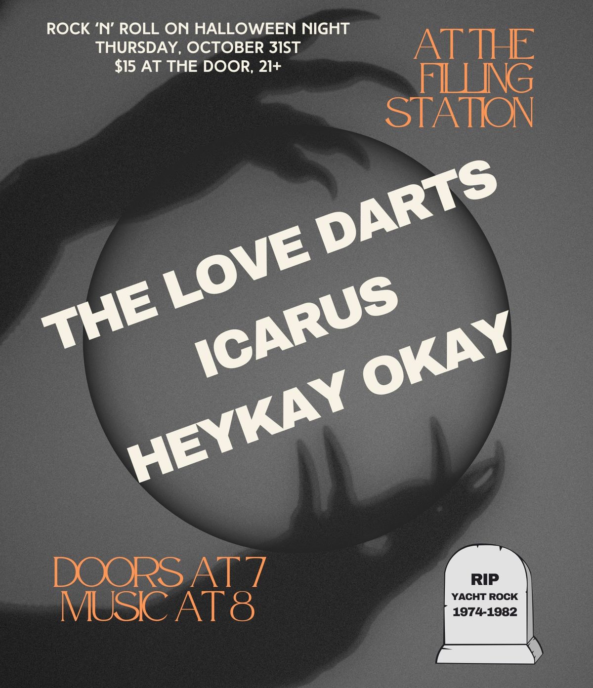 ICARUS @ THE FILLING STATION w\/ THE LOVE DARTS & HEYKAY OKAY