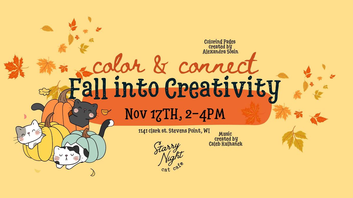 Fall into Creativity | Coloring with Alexandra Sosin & Music by Caleb Kulhanek 