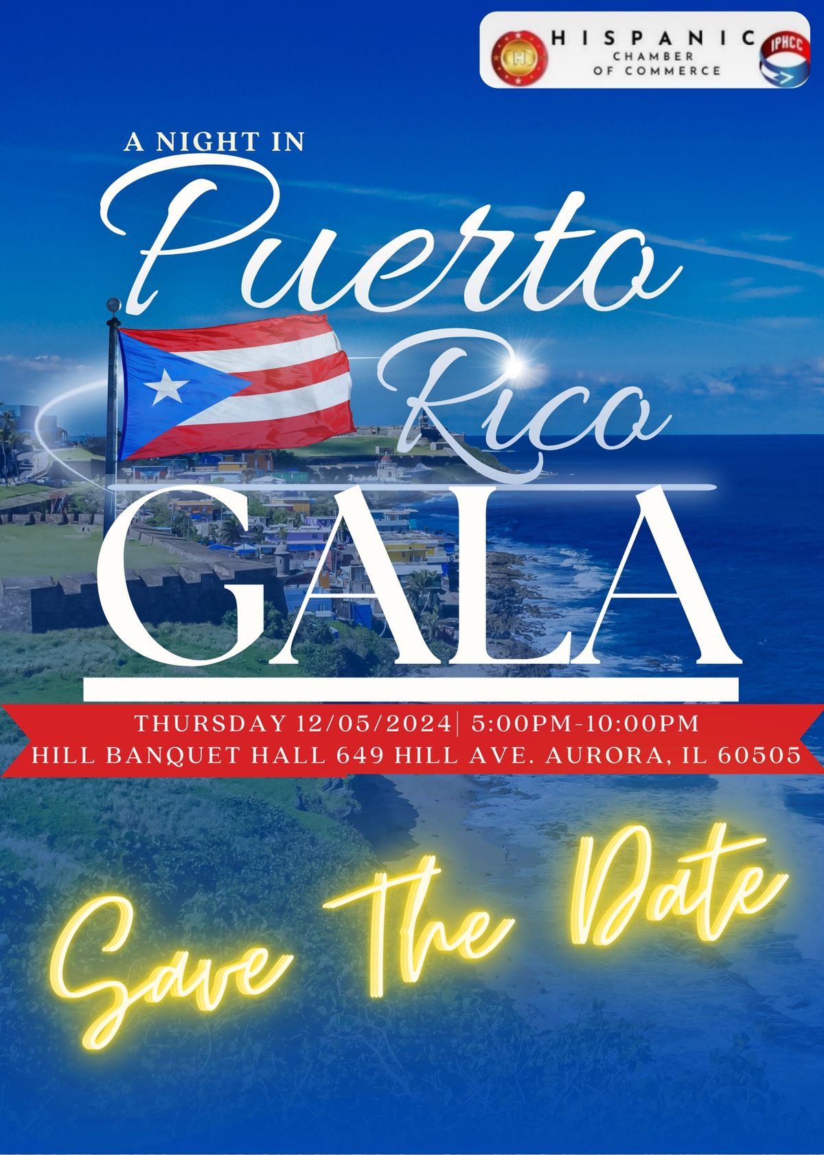 Nights in Puerto Rico Gala Aurora Regional Hispanic Chamber of Commerce 