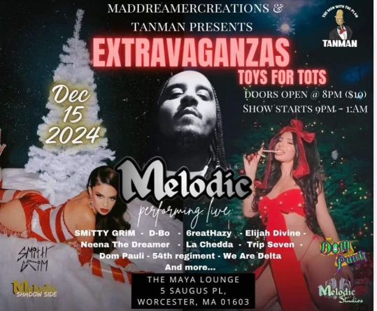 Toys for Tots Fundraiser featuring Melodic 