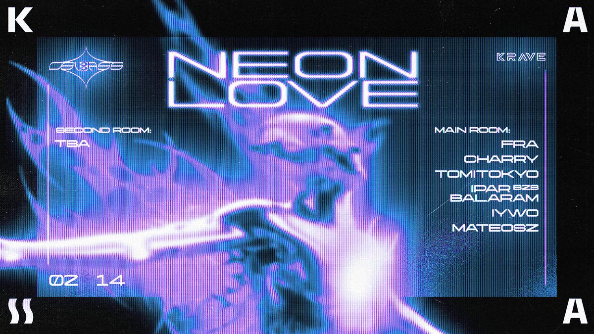 Neon Love 3 W\/ KRave Onboard Kassa