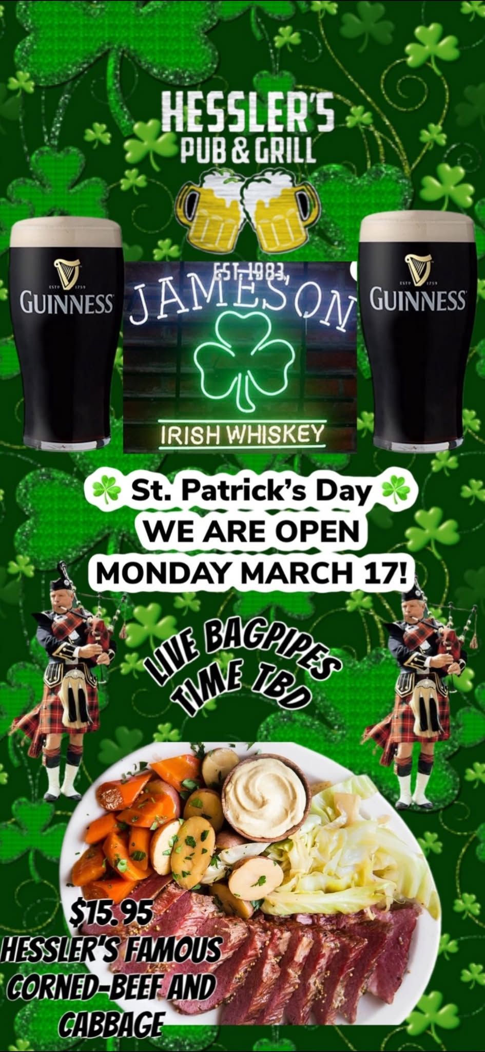 \u2618\ufe0f Hessler\u2019s St. Patrick\u2019s Day \u2618\ufe0f 