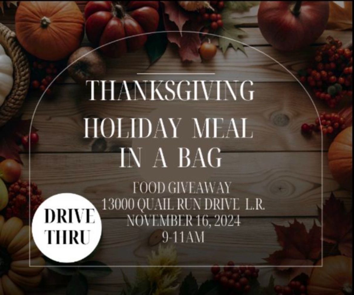 Thanksgiving Holiday Meal in A Bag  Giveaway