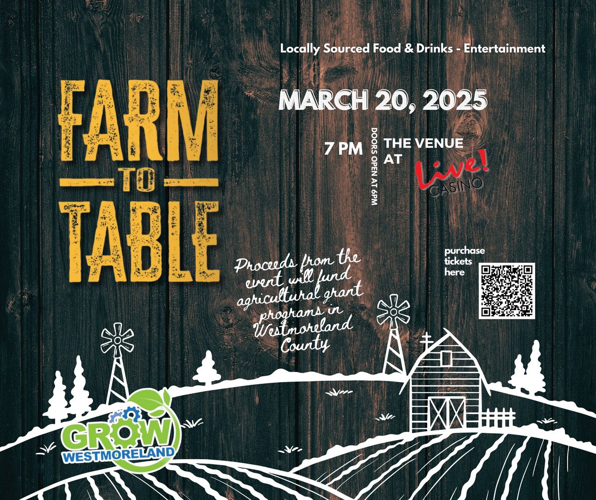 Farm-to-Table Fundraiser