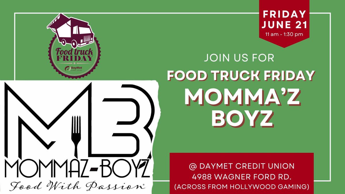 Food Truck Friday - Momma'z Boyz