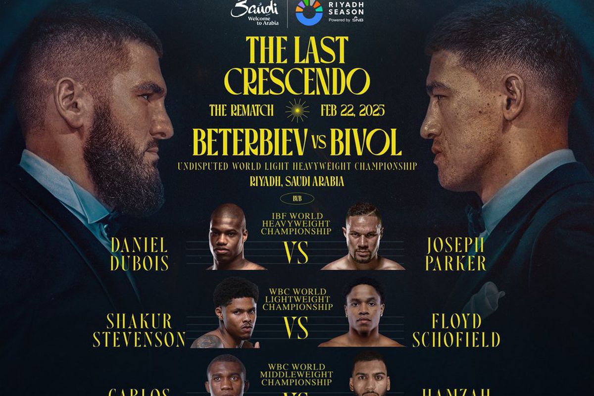 The Last Crescendo - Artur Beterbiev vs Dmitry Bivol Tickets