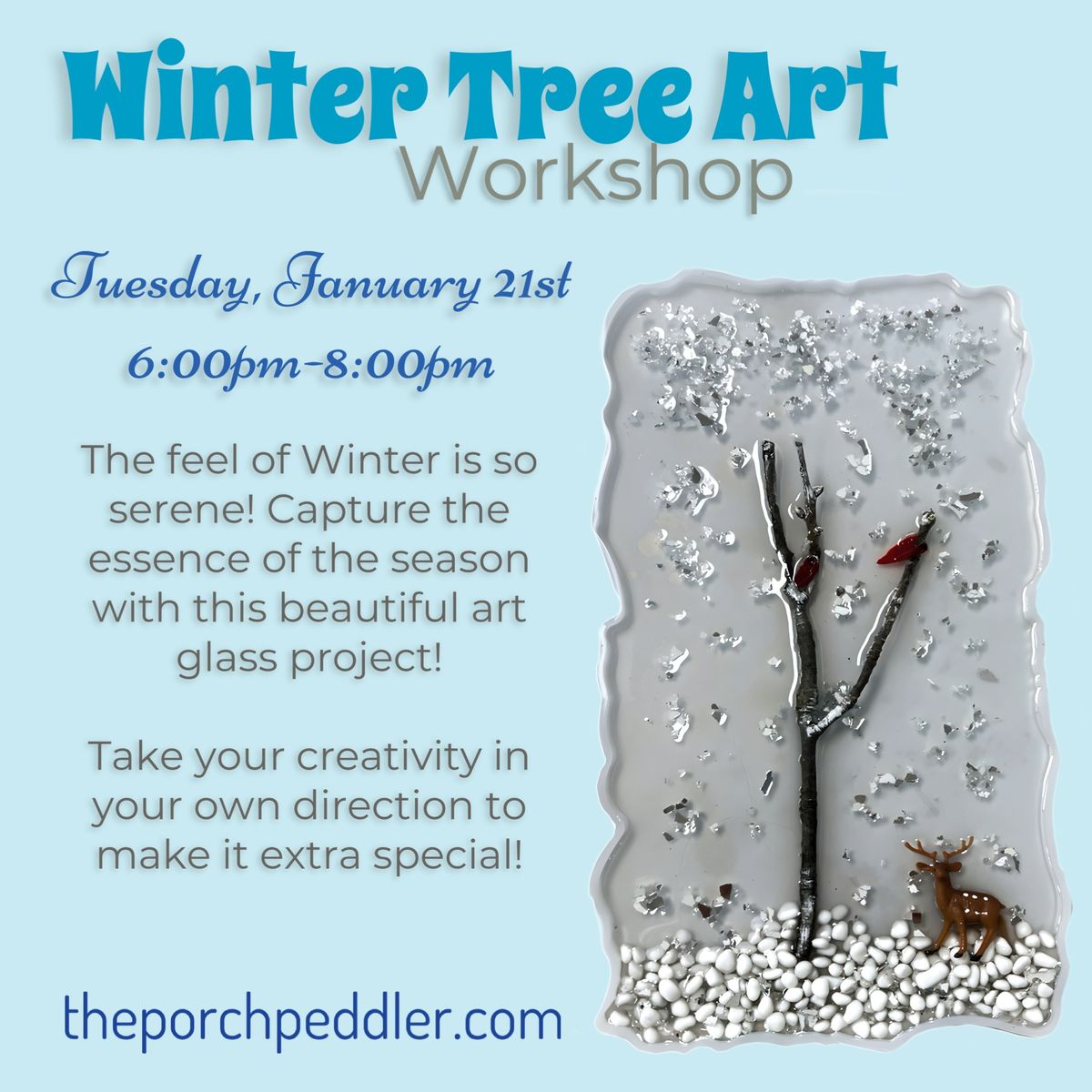 Winter Tree Glass Workshop