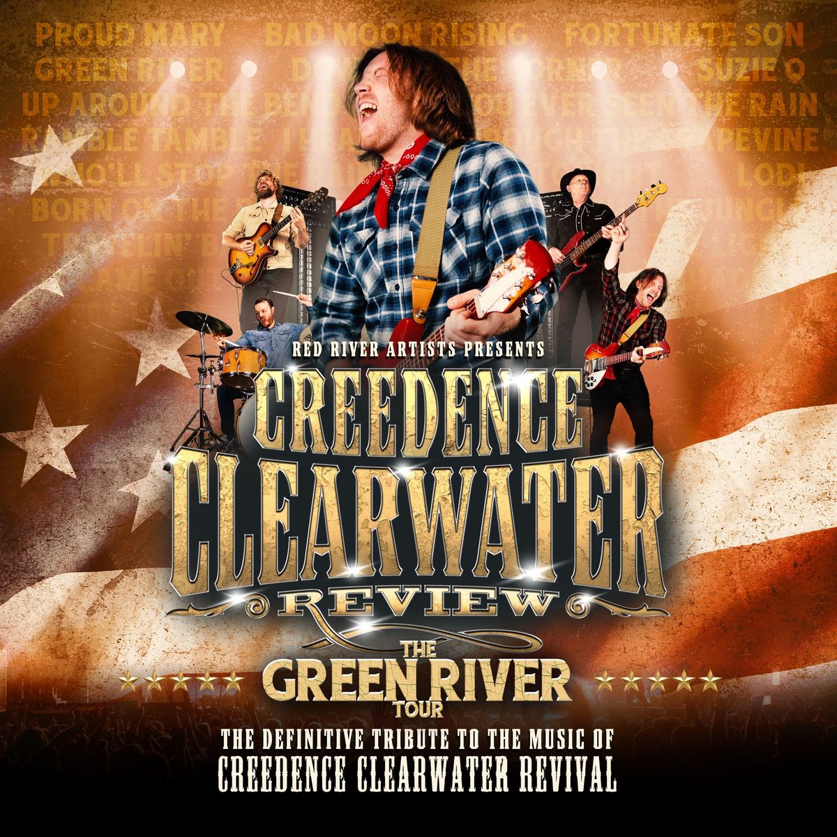 CREEDENCE CLEARWATER REVIEW \u2013 GREEN RIVER TOUR