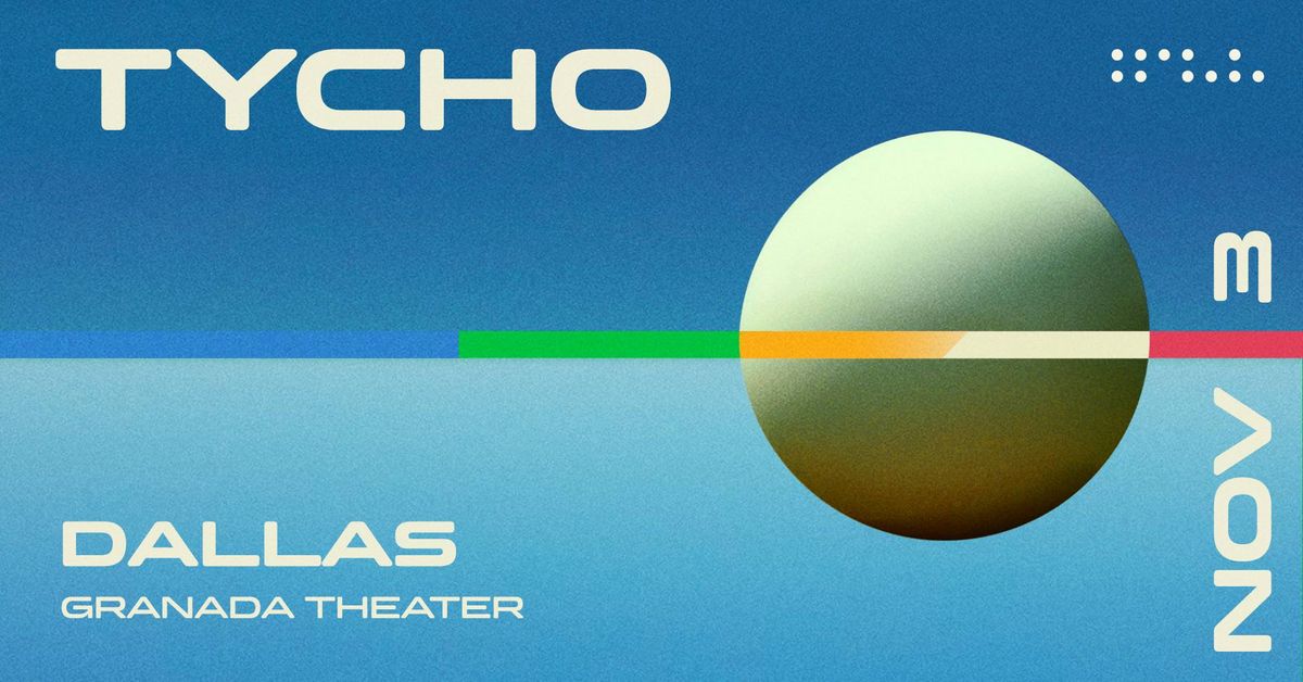 Tycho - Infinite Health Tour | Granada Theater | Dallas, Texas 