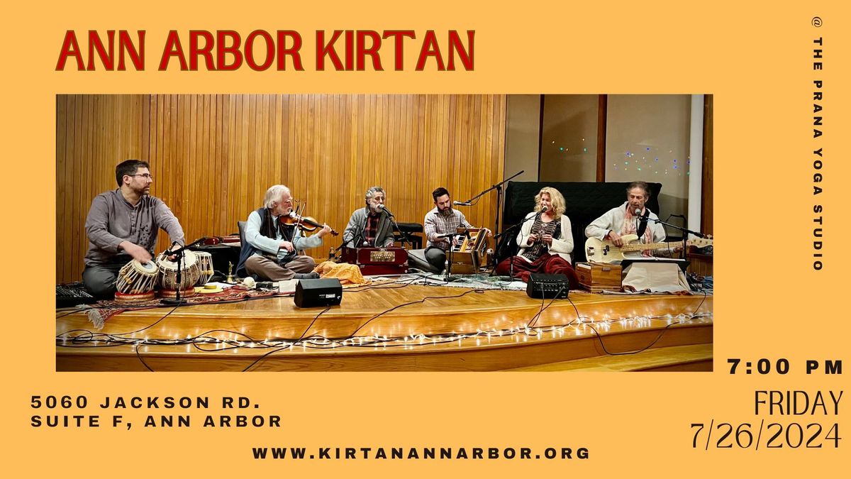 Ann Arbor Kirtan- Summer Kirtan at The Prana Yoga Studio
