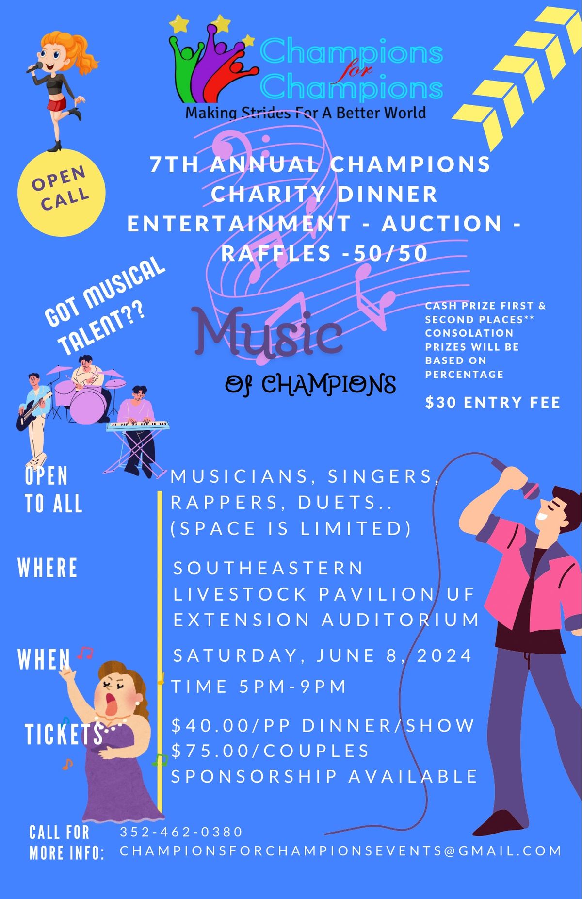 7th Champions Celebrity Charity Dinner - The Music of Champions Ultimate Showdown