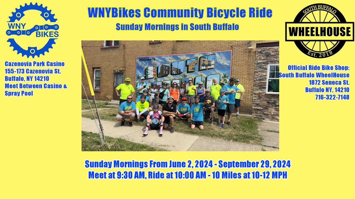 WNY Bikes Weekly South Buffalo Farmers Market Bike Ride 2024