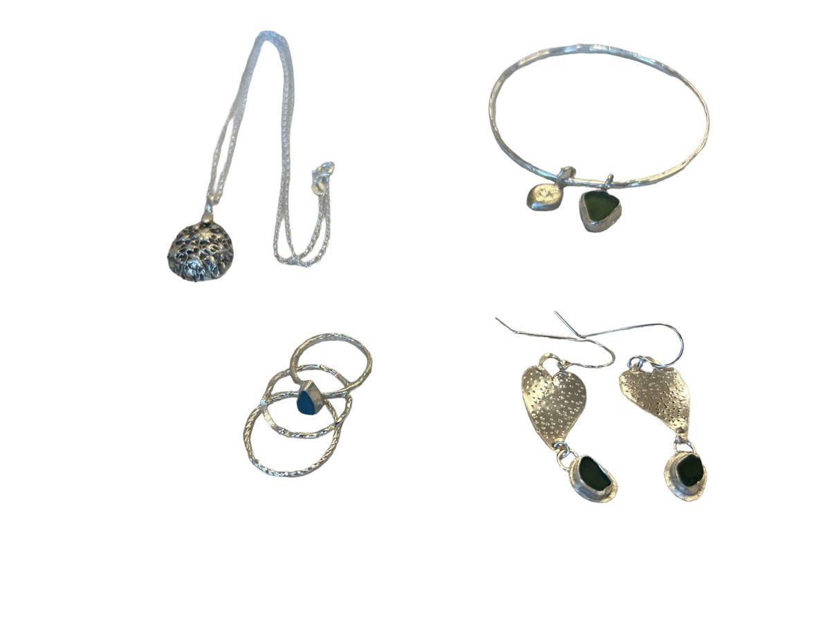 Weekend condensed course in silver jewellery making - St Austell  - 4 items of jewellery