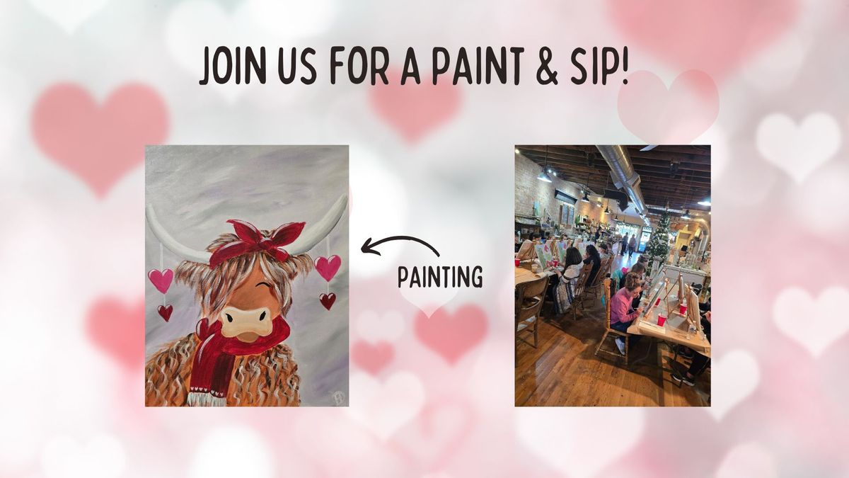 Paint & Sip at Wolf & Honey! 