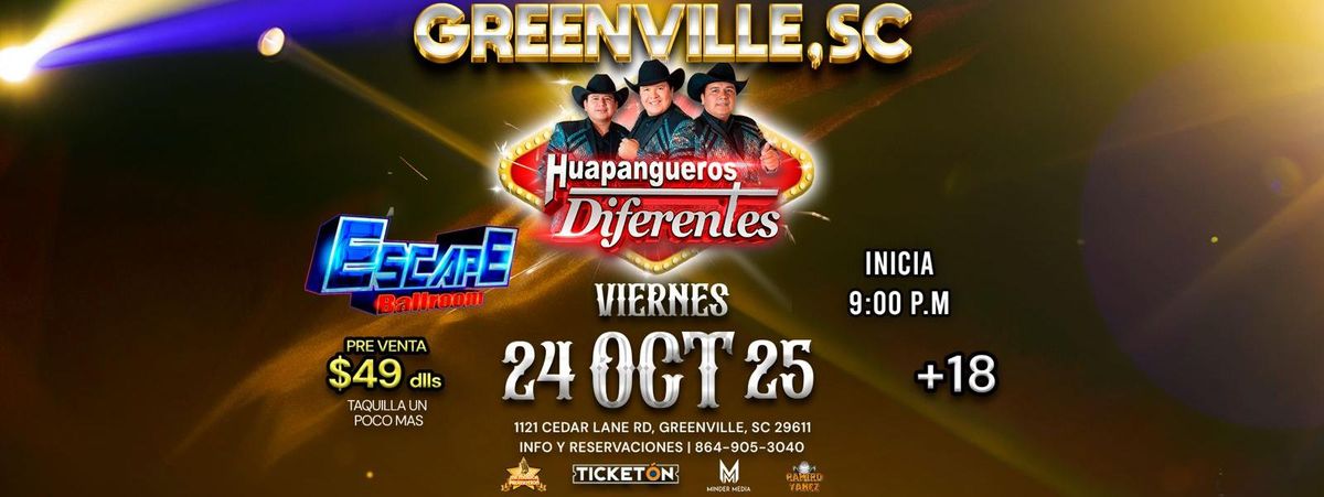 HUAPANGUEROS DIFERENTES EN GREENVILLE 