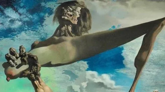 Salvador Dali in town