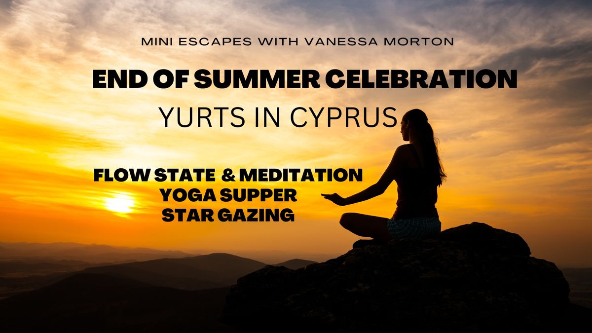 END OF SUMMER CELEBRATION, Sunset Yoga Supper & Stargazing