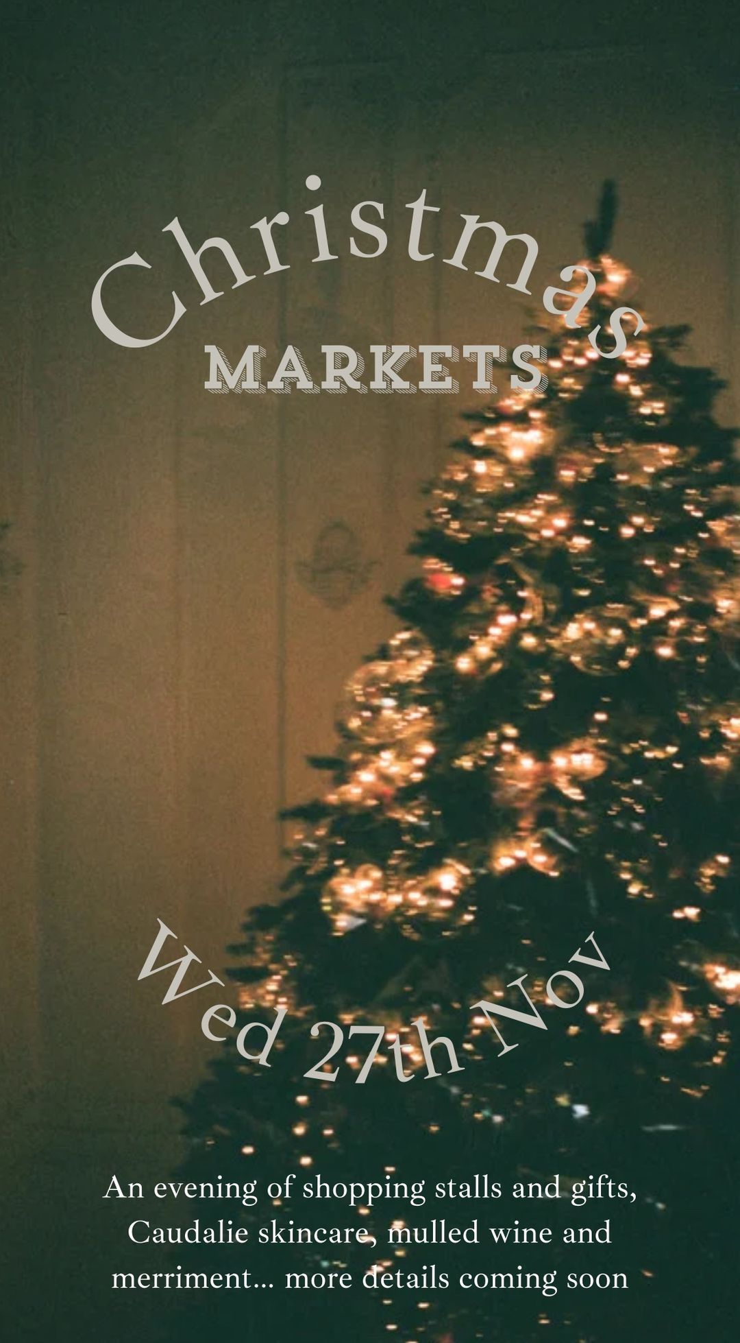 Annual Christmas Artisan Markets at the spa