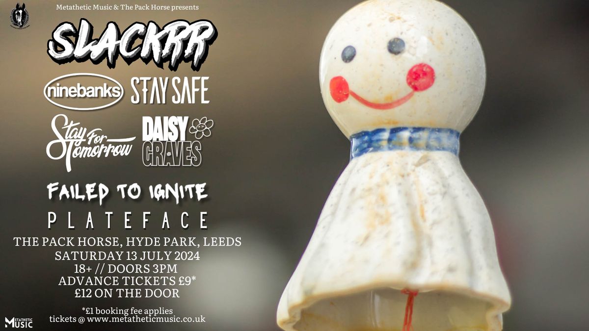 Pop Punk All Dayer @ The Pack Horse with Slackrr and more!!