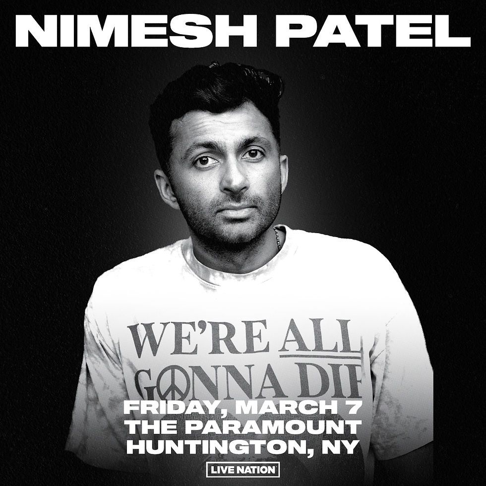 Nimesh Patel at The Paramount Huntington