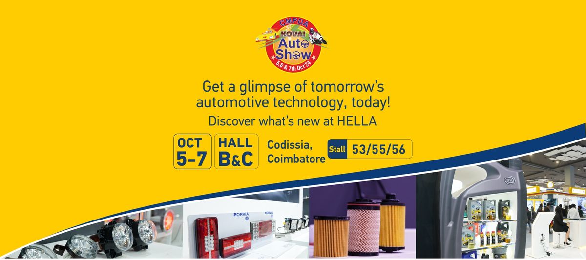 HELLA India at CMPDA Kovai Auto Show 2024