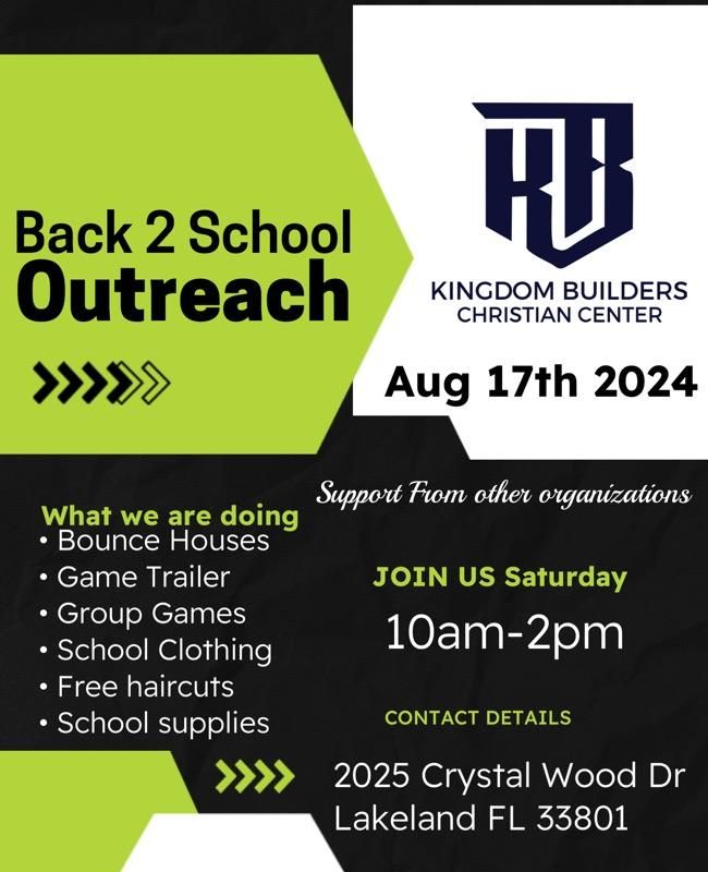 Back to School Outreach!