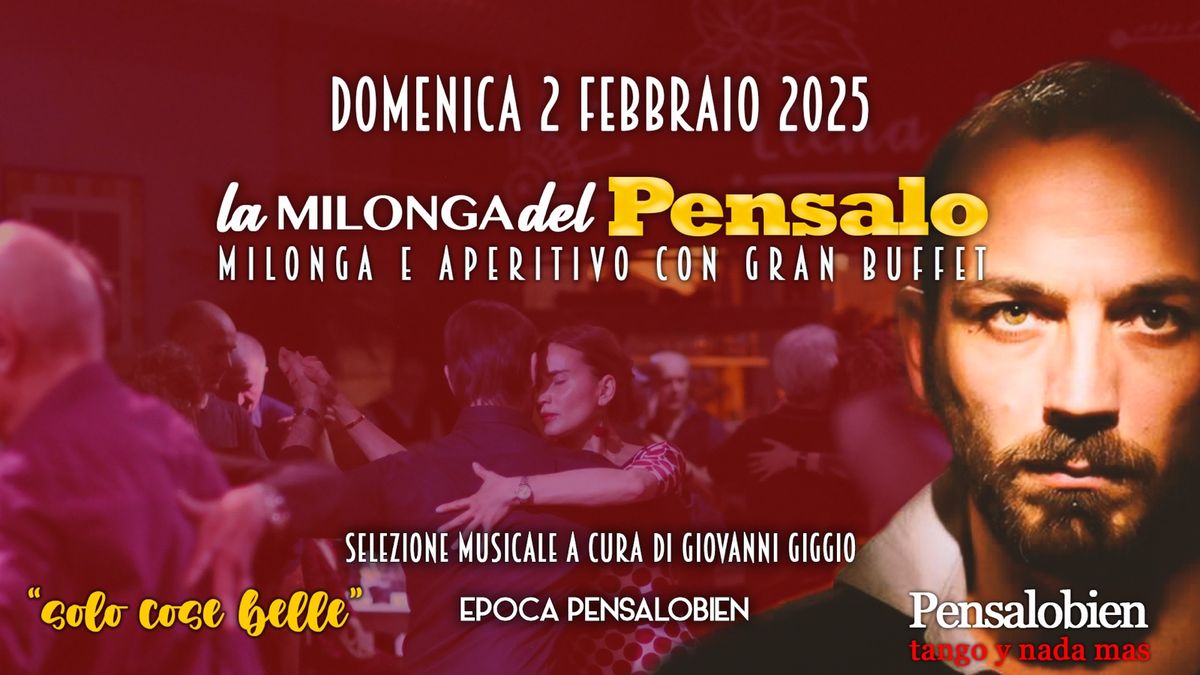 Domenica 02 Febbraio dalle 18:00! Pensalo con cena a buffet