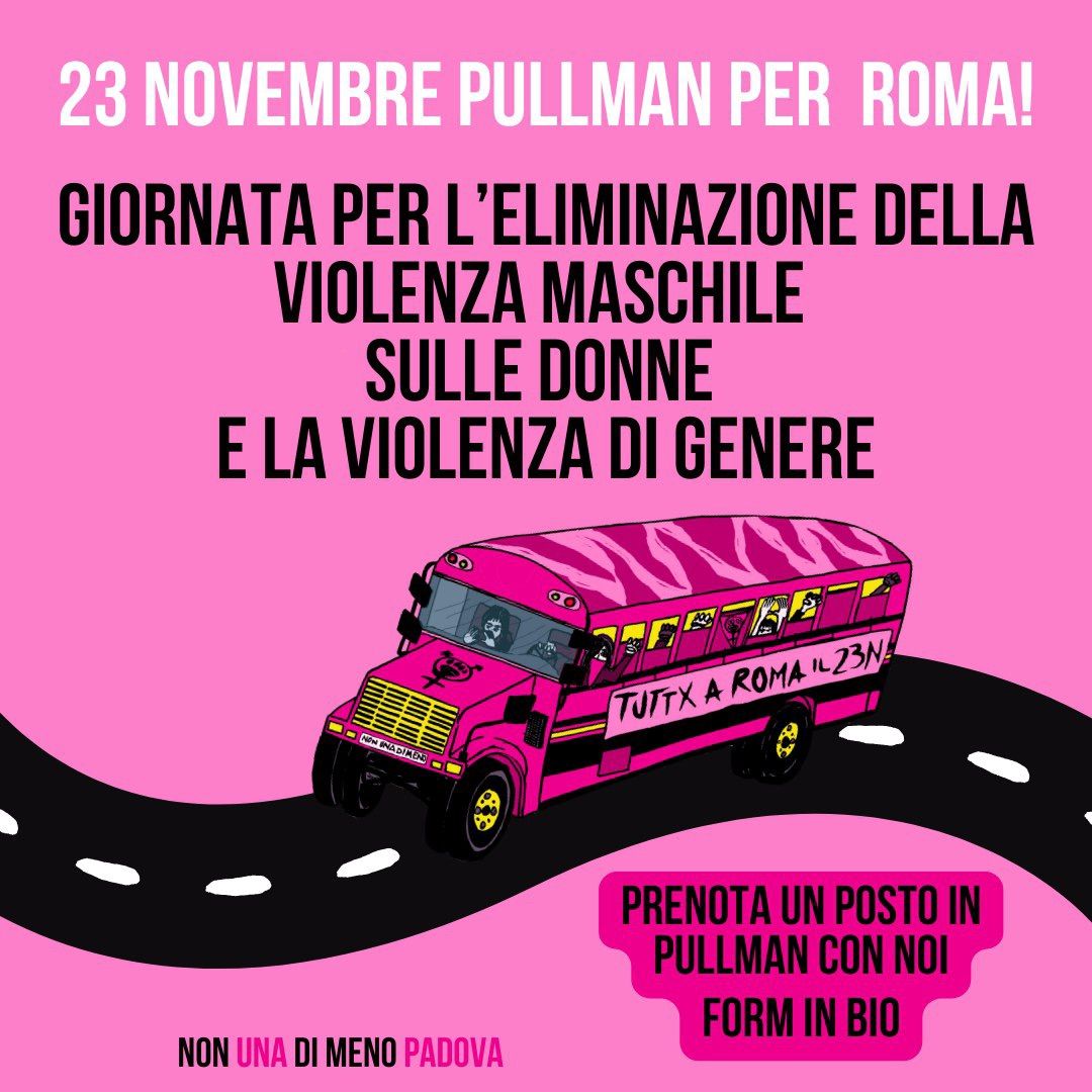 23 NOVEMBRE PULLMAN PER ROMA