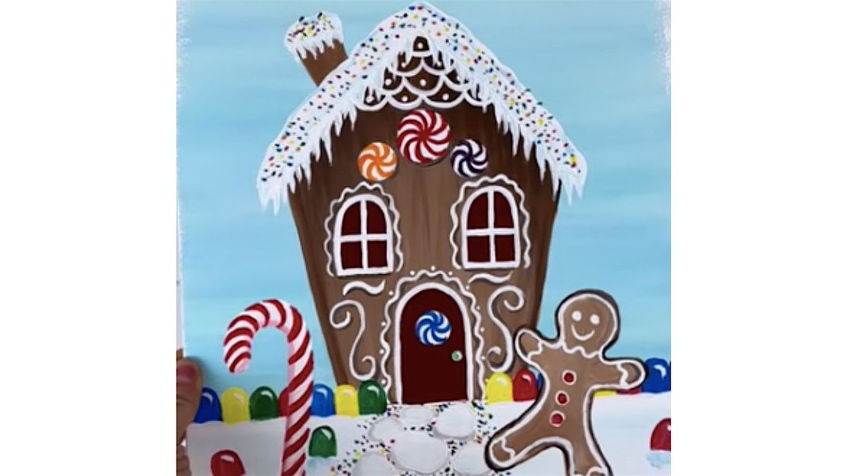 Paint & Sip: Gingerbread Wonderland