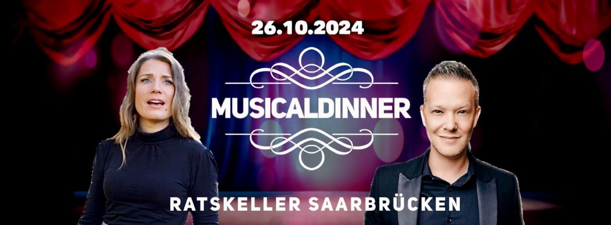 MUSICAL-DINNER, am 26.10.2024, mit 4 G\u00e4nge Men\u00fc