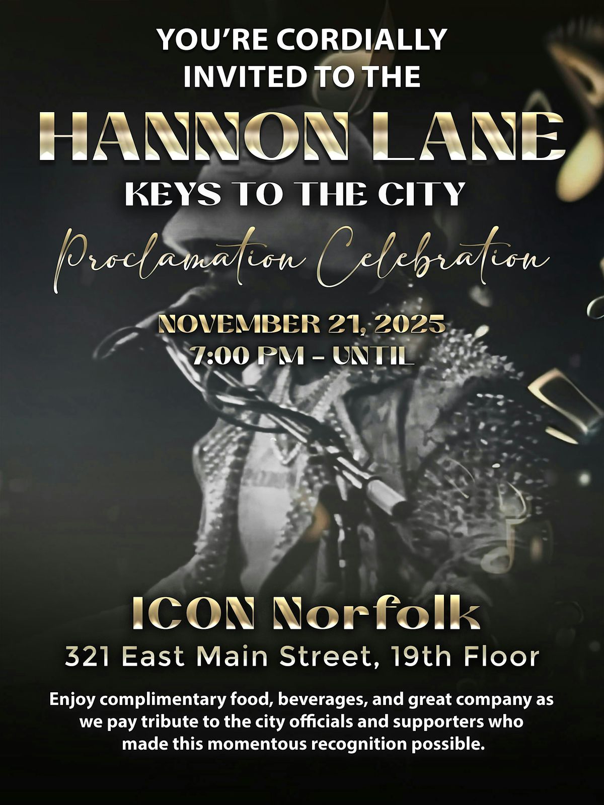 Hannon Lane Keys To The City Proclamation Celebration