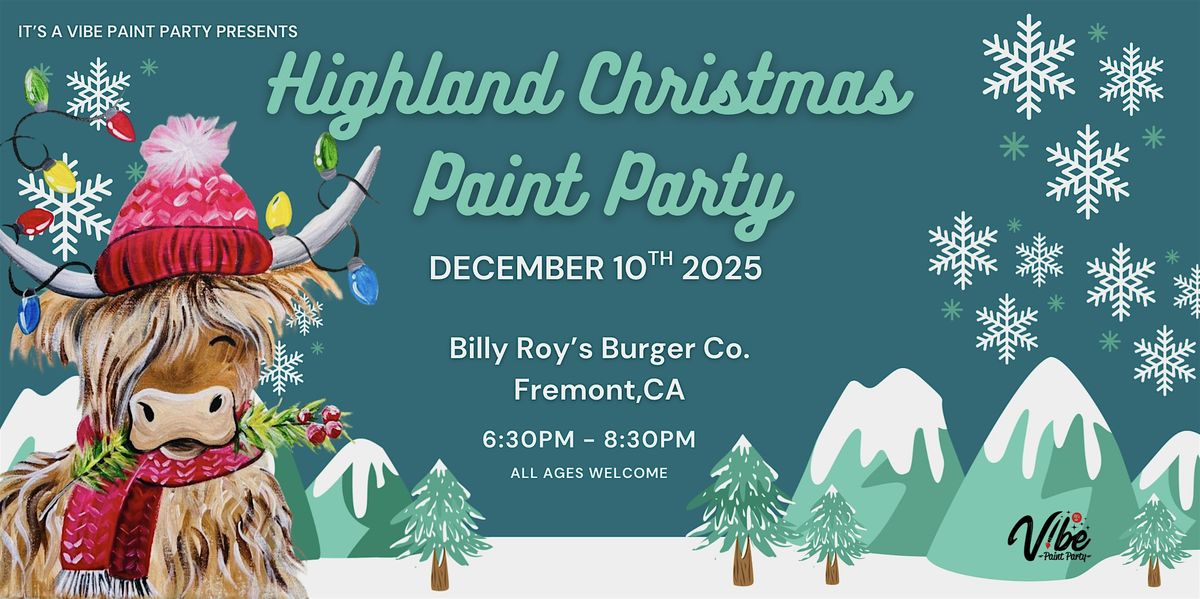 Highland Christmas Paint Party