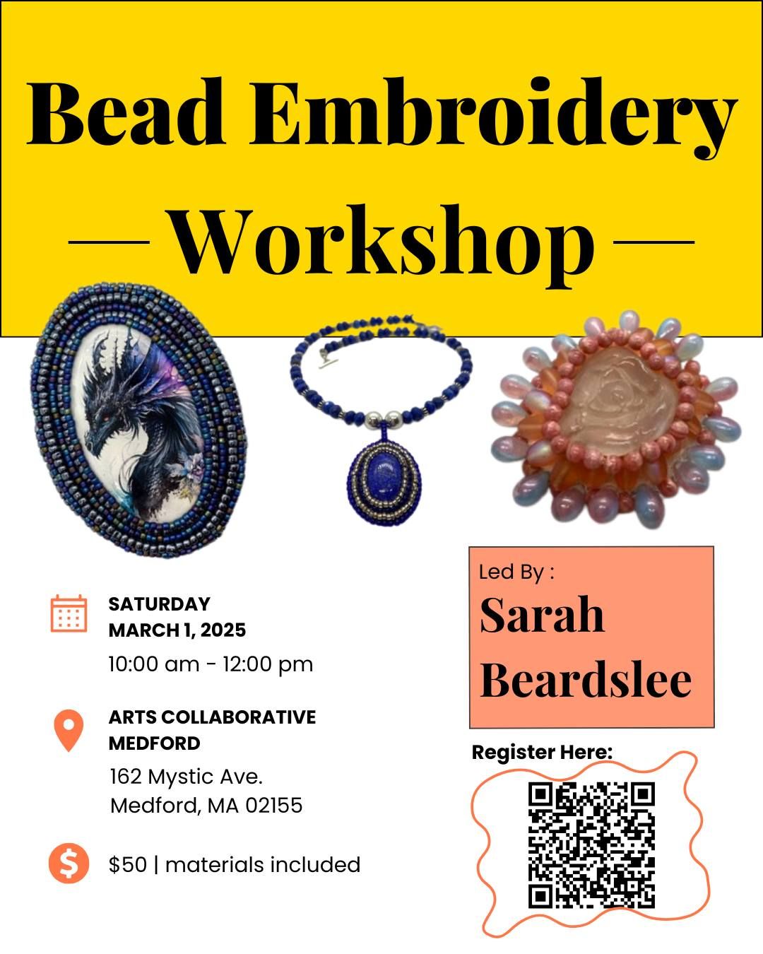 Bead Embroidery Workshop