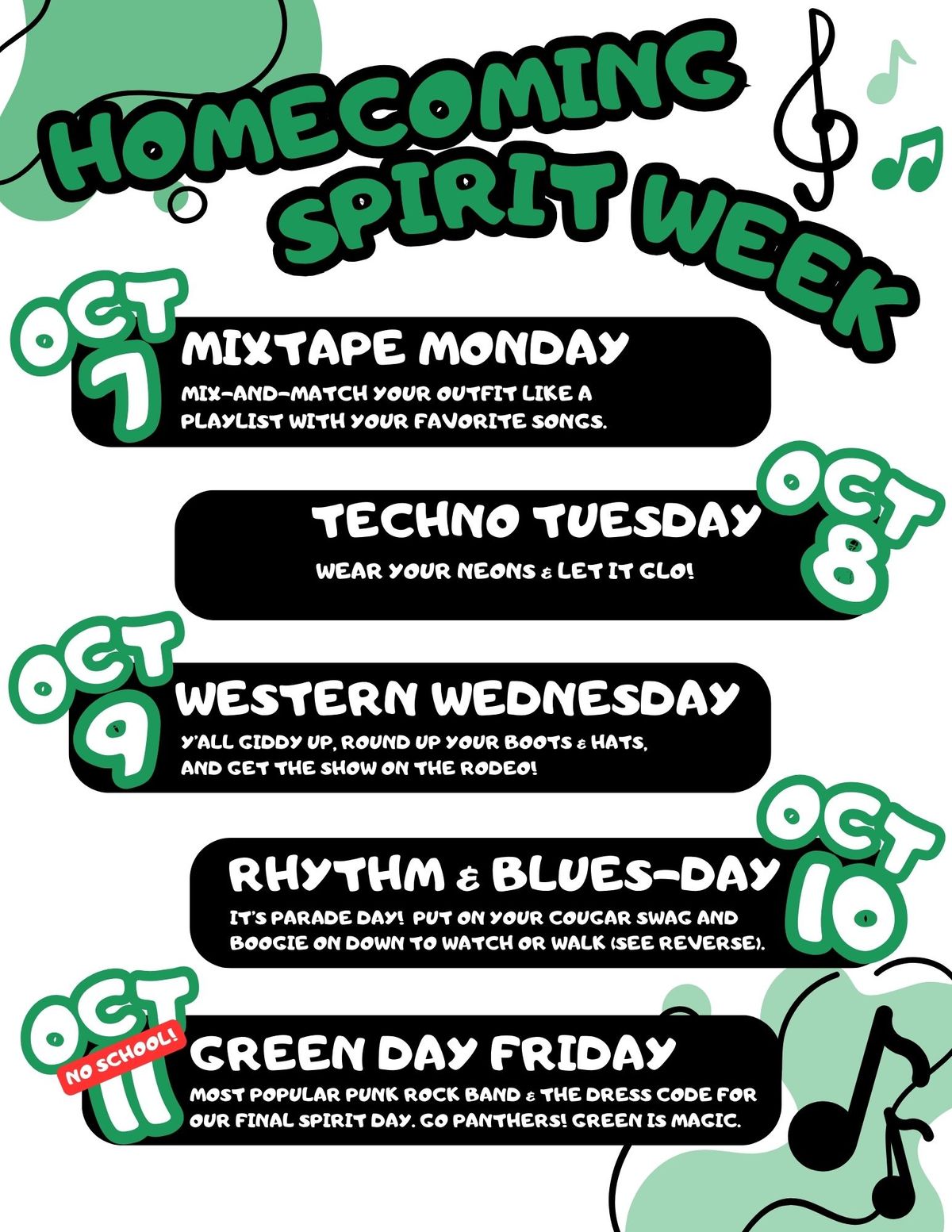 Homecoming Spirit Week