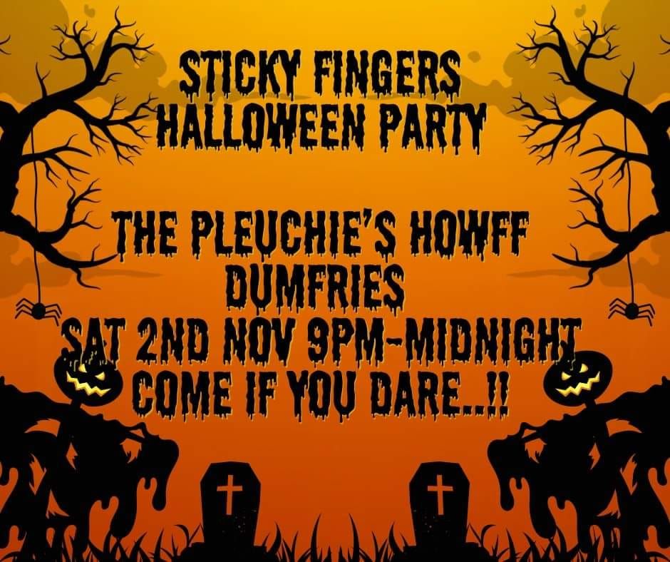 Sticky Fingers Big Halloween Bash @ The Howff