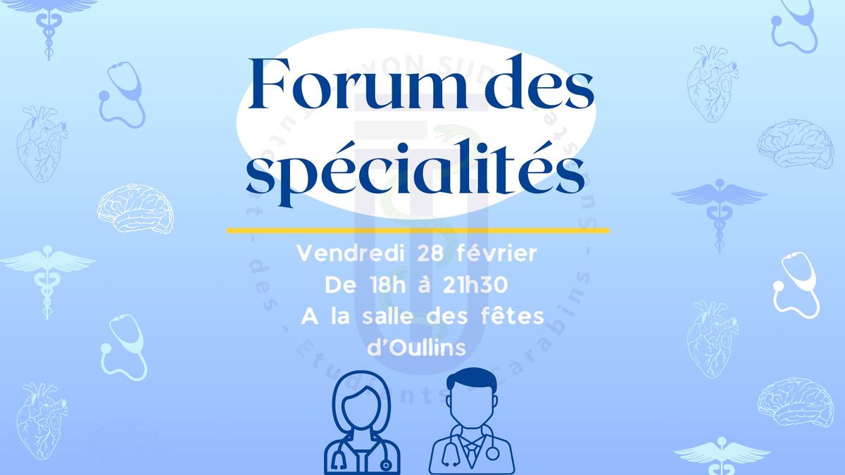 FORUM DES SPECIALITES