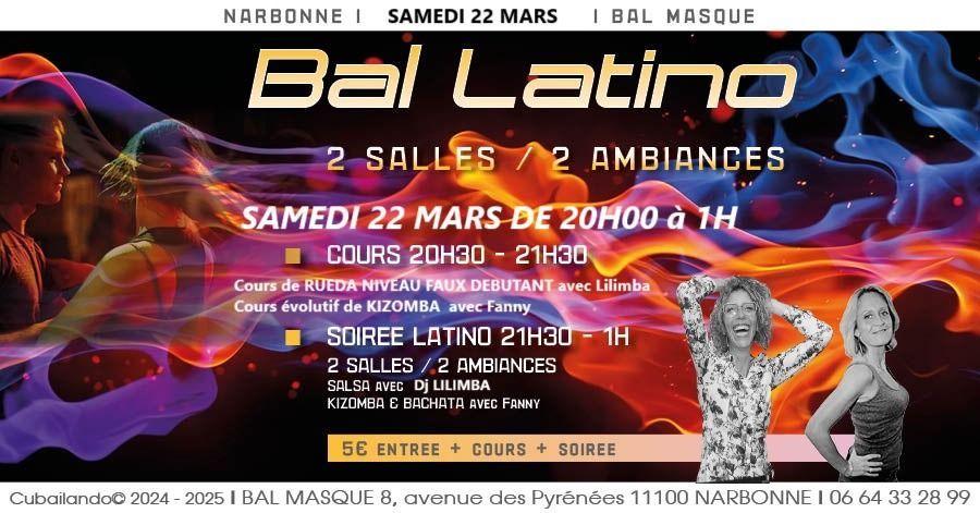 Bal Latino SBK \/\/ 2 Salles-2 ambiances \/\/ Fanny et Lilimba