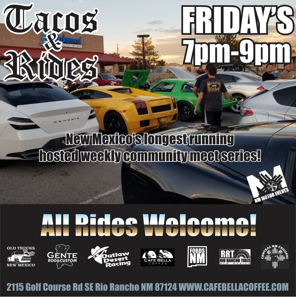 Tacos & Rides @ Cafe Bella Coffee November Edition