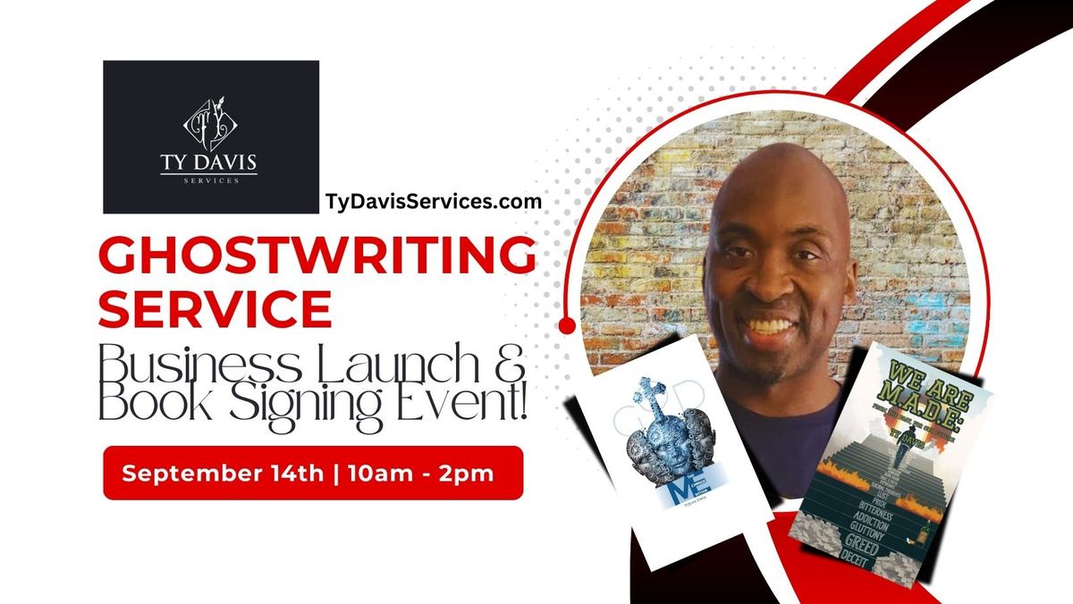 Business Launch & Book Signing Event