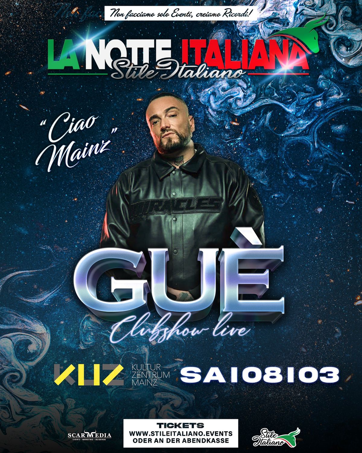 Notte Italiana \u2022 8.3. MAINZ \u2022 GU\u00c8 Live Clubshow \u2022 Edizione Festa della Donna