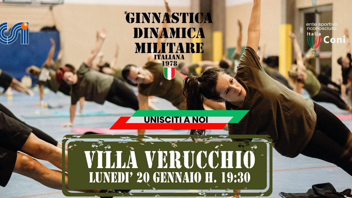 Inaugurazione Ginnastica Dinamica Militare Italiana VILLA VERUCCHIO