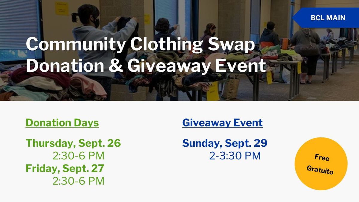 Community Clothing Swap